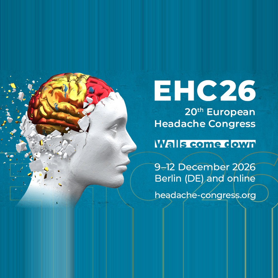 EHC26, 20. European Headache Congress, 9. bis 12. Dezember 2026 in Berlin und online