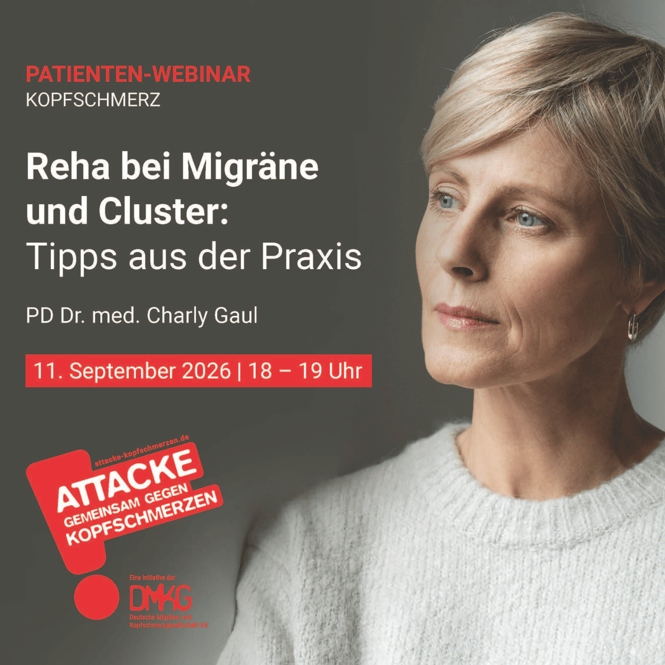 Neues Video: Patienten-Webinar „Reha bei Migräne und Cluster: Tipps aus der Praxis“ 